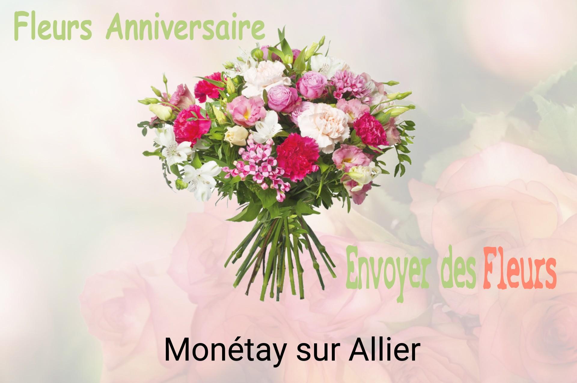 Bouquet de fleurs d’anniversaire livré à Monétay-sur-Allier